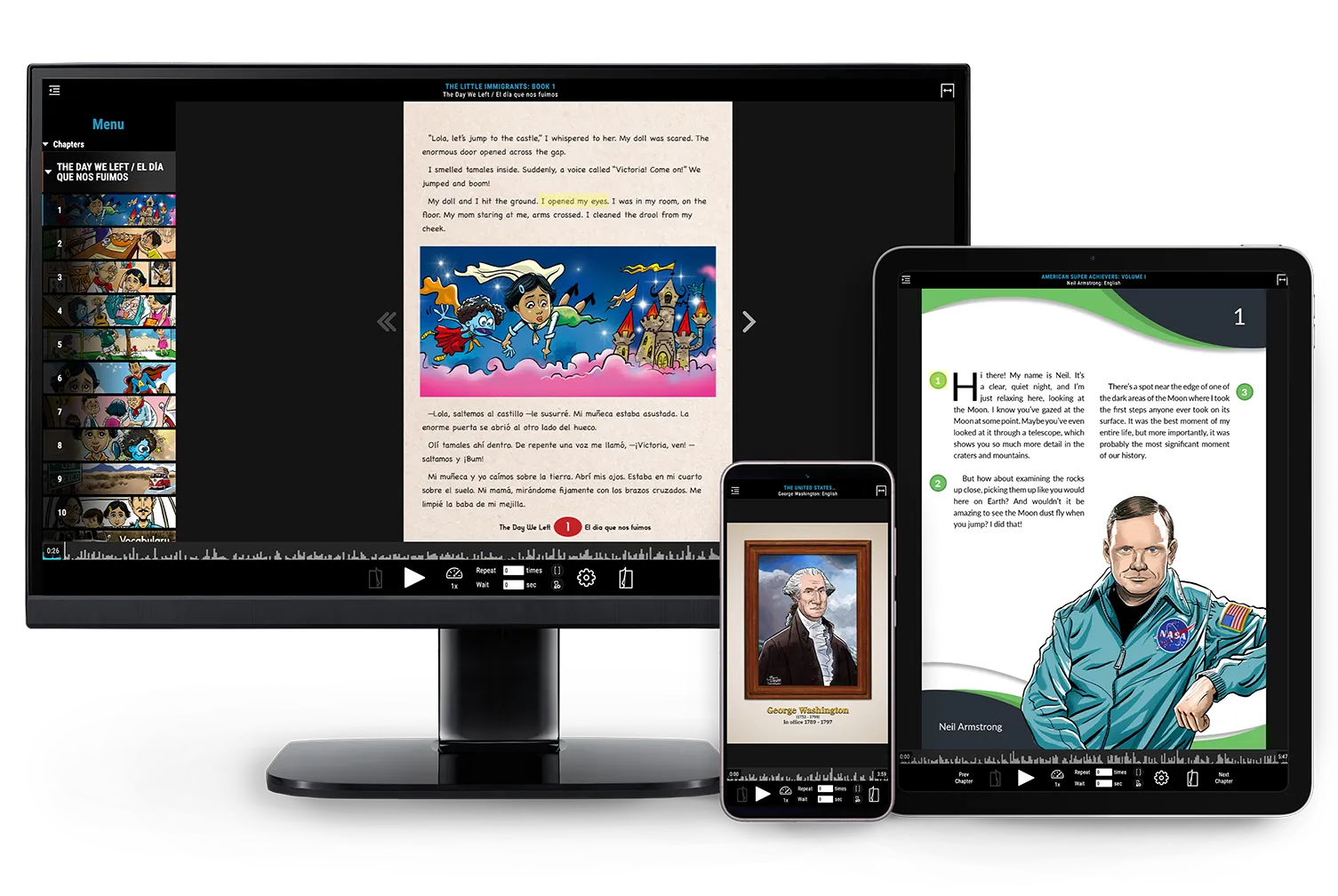 Interactive digital book product preview